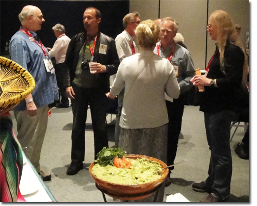 Bill Schelly, Richard Pini, Wendy Pini, Bud Plant and Mark Wheatley at the 2011 Comic-Con Fandom Reunion